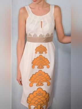 Floreat Krasma Midi Sun Dress Embroidered Festival Boho Size 2 Anthropologie